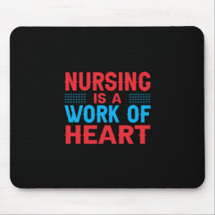 Mousepad Presente de Enfermeira Enfermagem É Uma Obra De