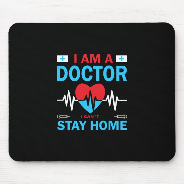 Mousepad Presente de Enfermeira | Enfermeira Não Posso Fica (Frente)
