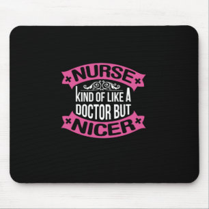 Mousepad Presente de Enfermeira Enfermeiro Como Um Médico
