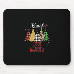 Mousepad Presente de Enfermeira Enfermeiro LPN abençoado