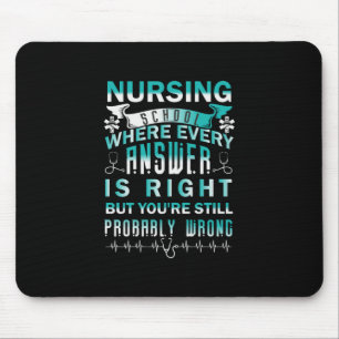 Mousepad Presente de Enfermeira Escola De Enfermagem Onde