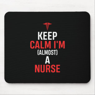 Mousepad Presente de Enfermeira Fique Calmo, Sou Enfermei