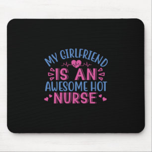 Mousepad Presente de Enfermeira   Minha Namorada É Uma Enfe