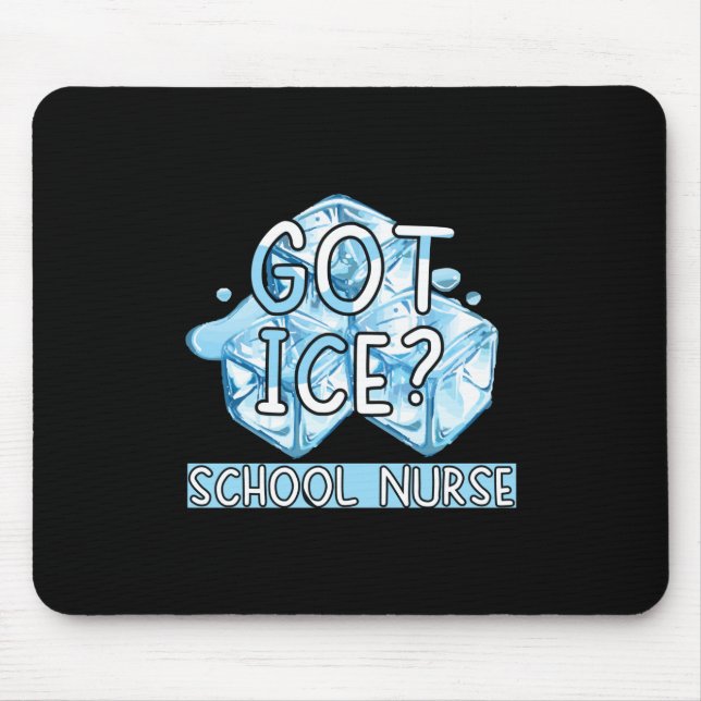 Mousepad Presente de Enfermeira | Recebeu Enfermeira Da Esc (Frente)