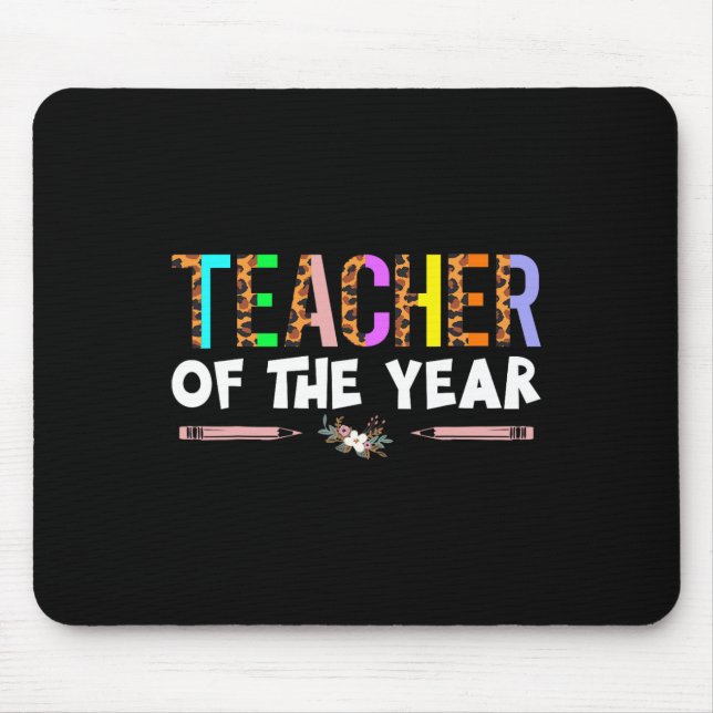 Mousepad Presente De Festa Do Professor Do Ano Apreciação D (Frente)
