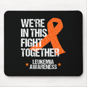 Mousepad Presente de Fita Laranja de Luta da Família Consci