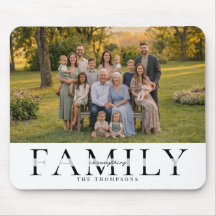 Presente de Foto de Família Elegante