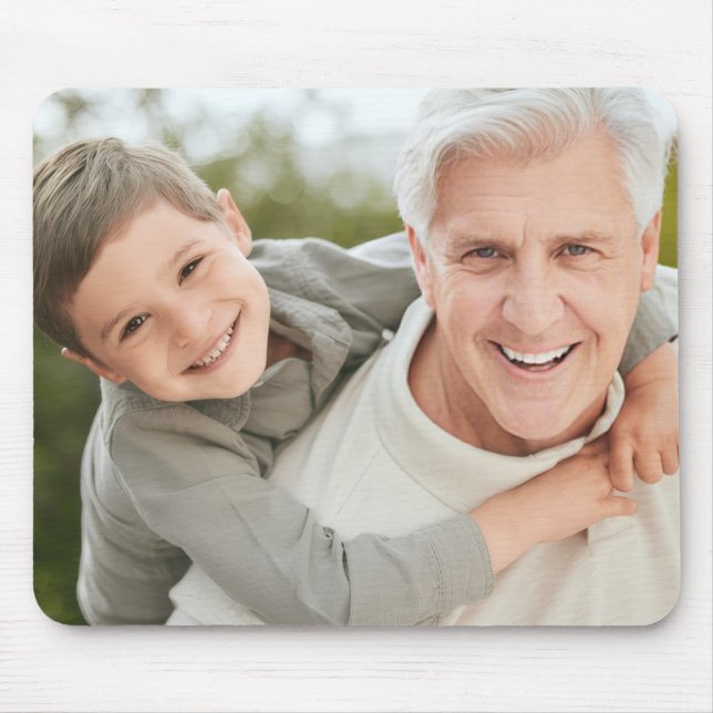 Mousepad Presente de Foto Personalizado Vovô Avô (Frente)