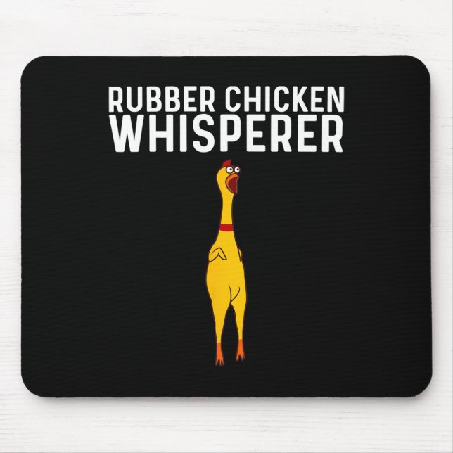 Mousepad Presente de Frango de Borracha Engraçado para Home (Frente)