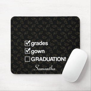 Mousepad Presente de Graduação de Nome Personalizado Form
