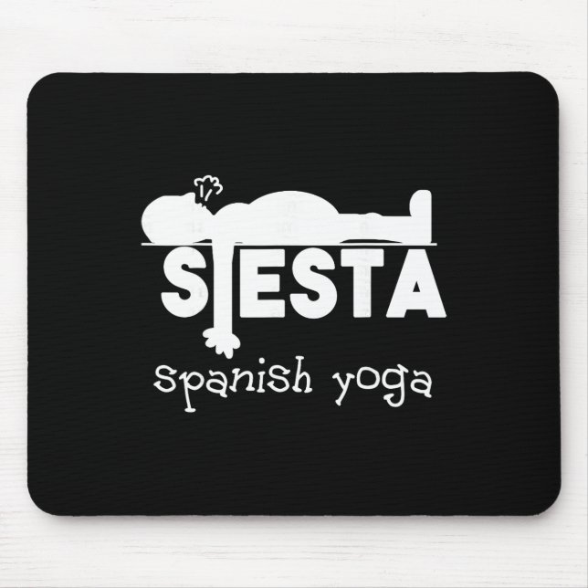 Mousepad Presente de Ioga e Divertido Sono Diversão Espanho (Frente)