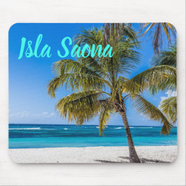 Mousepad Presente de Isla Saona Beach Domenican Republic