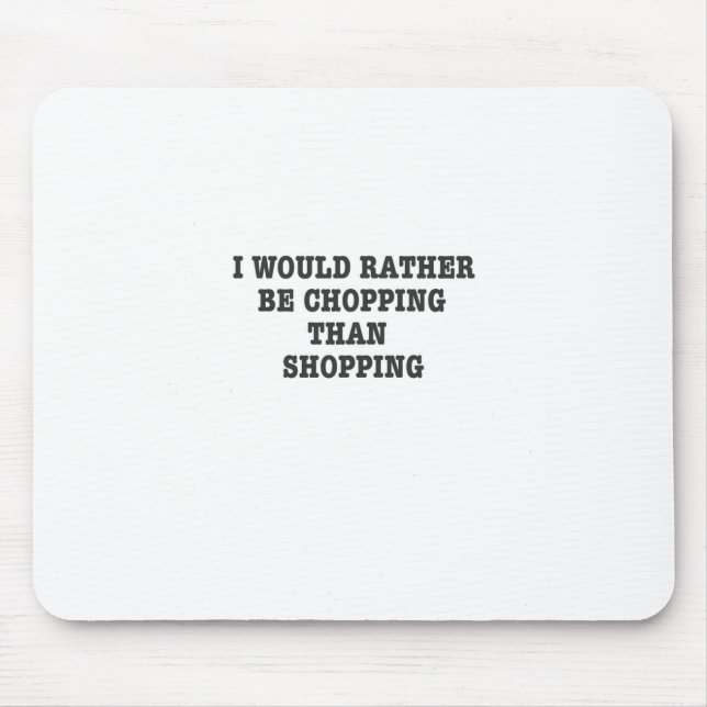 Mousepad Presente de motosserra do cirurgião arborista. (Frente)