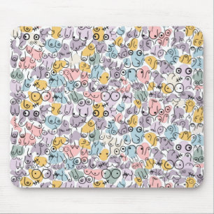 Mousepad presente de mulher divertida