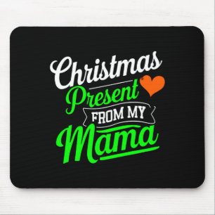 Mousepad Presente de Natal da Minha Mamãe Arte Digital
