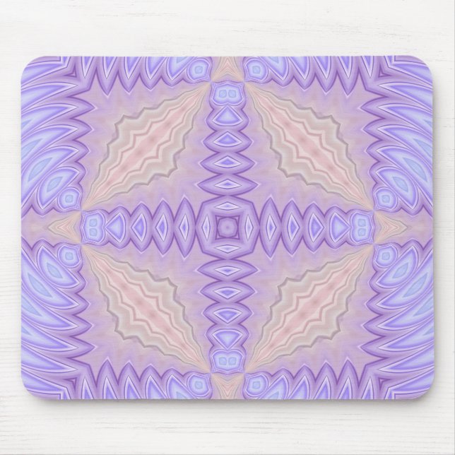 Mousepad Presente de Natal Lilás Seda Abstrato Dois (Frente)