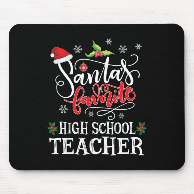Mousepad Presente de Natal para Professores de Segundo grau (Frente)