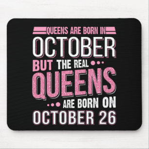 Mousepad Presente de outubro  A Rainha Real 26 de outubro