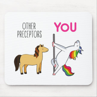 Mousepad Presente de Preceptor de Enfermeira Unicorn