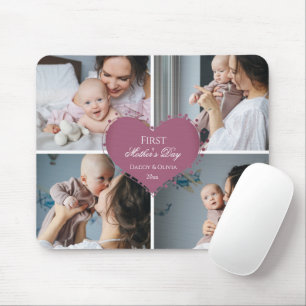 Mousepad Presente de primeiro Dia de as mães bonito   Colag