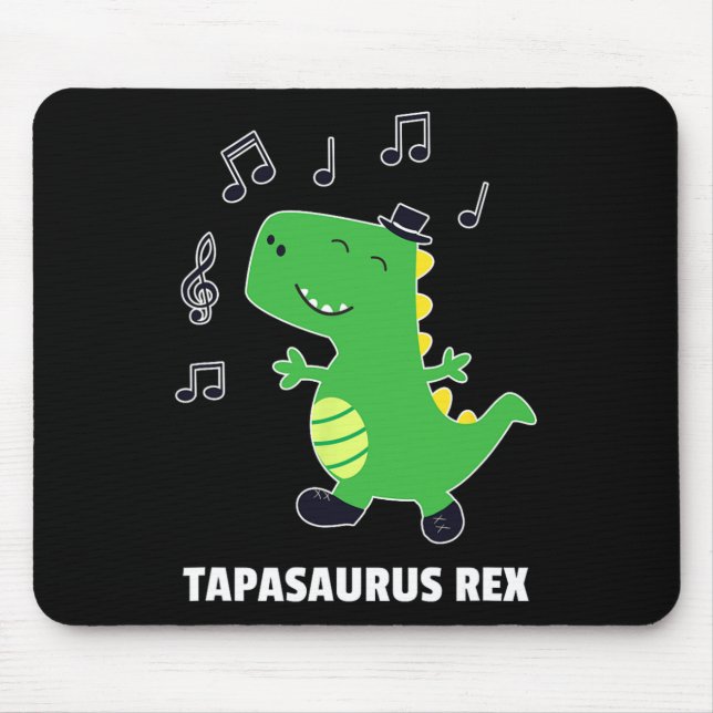 Mousepad Presente de Recital de Sapateado - Tapasauro Rex-d (Frente)