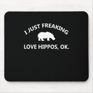 Mousepad Presente De Sobrevivência Do Hippo Eu Só Estou