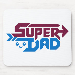 Mousepad Presente de Super Pai Gamer – Fofo Retro