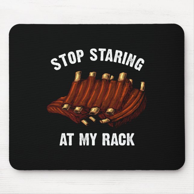 Mousepad Presente Divertido de Churrasco para Homens Mulher (Frente)