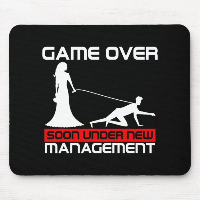 Mousepad Presente Divertido de Jogo para Noiva Presente de  (Frente)