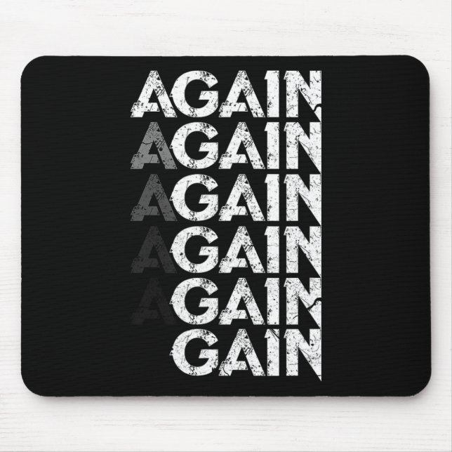Mousepad Presente Divertido de Treino de Musculação na Acad (Frente)