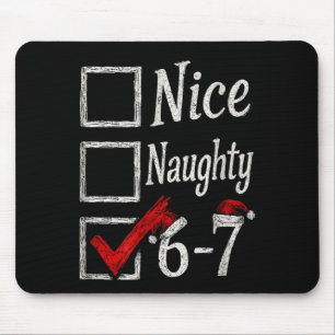 Mousepad Presente Divertido Natal Bonito Malicioso Homens, 