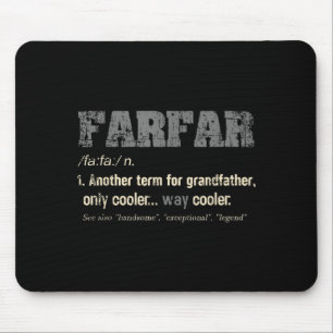 Mousepad Presente do Avô Definição Divertida Sueco Farfar