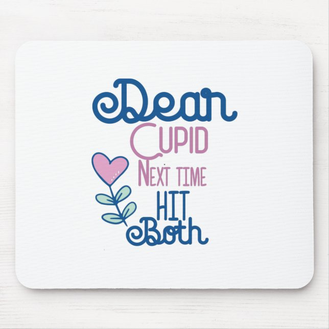 Mousepad Presente do casal na próxima vez em ambos (Frente)