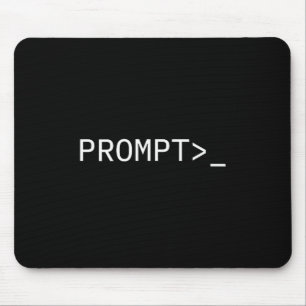 Mousepad Presente do Codeador de Prompt Para Engenheiro de 