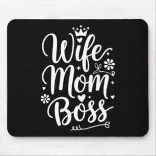 Mousepad Presente do Dia das Mães para Esposa Mãe Chefe Fof