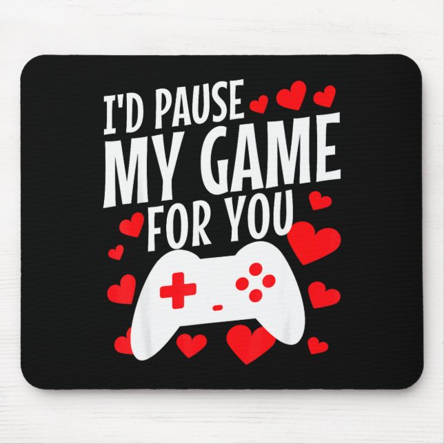Mousepad Presente do Dia dos Namorados para Crianças Gamer  (Frente)