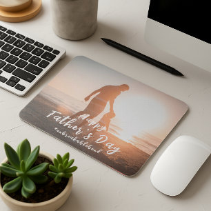 Mousepad Presente do Dia dos Pais Pai e Filho Laço Indestru