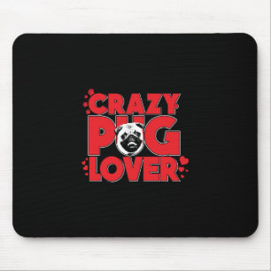 Mousepad Presente do dono do Pug Lover Pug louco