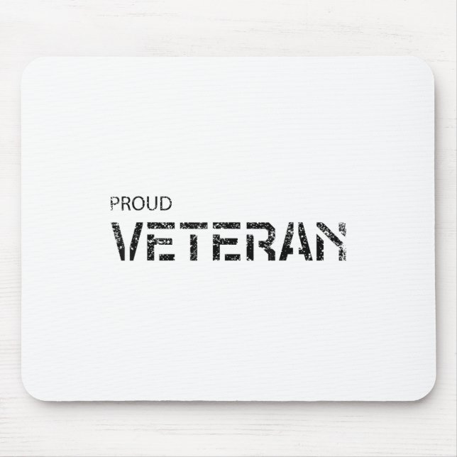 Mousepad Presente do Exército Militar de Guerra Veterana (Frente)