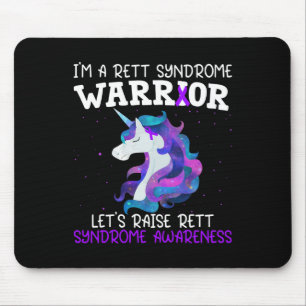 Mousepad Presente do Guerreiro da Síndrome de Rett Unicórni