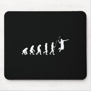 Mousepad Presente do Jogador de Badminton da Evolução