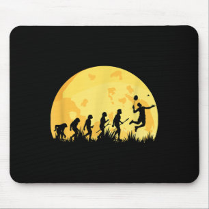Mousepad Presente do jogador de emblema do Badminton da Evo