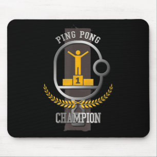Mousepad Presente do jogador de Mesa do campeão de pinos