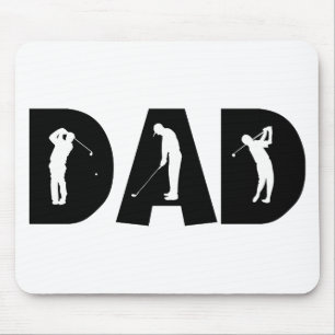 Mousepad Presente do pai do golfe
