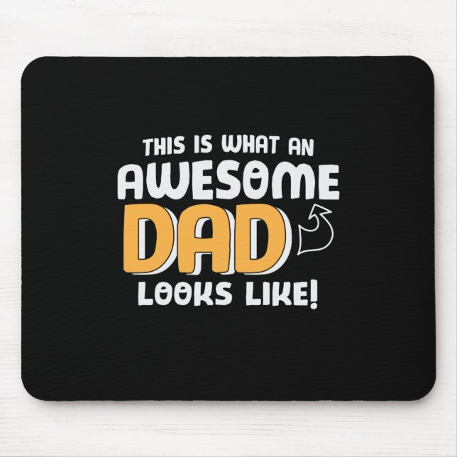 Mousepad Presente do Papai Como é um Pai Incrível (Frente)