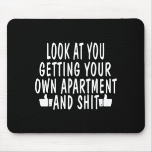Mousepad Presente Engraçado de Aquecimento de Casa de Novo