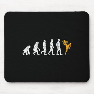 Mousepad Presente Engraçado de Kickboxing da Evolução Muay
