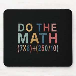 Mousepad Presente engraçado de meme de matemática para home