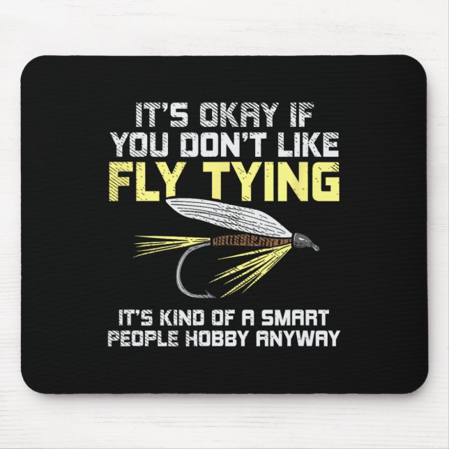 Mousepad Presente Engraçado de Pesca com Isca Artificial (Frente)