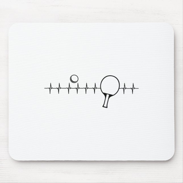Mousepad Presente engraçado de Ping Pong para homens e mulh (Frente)